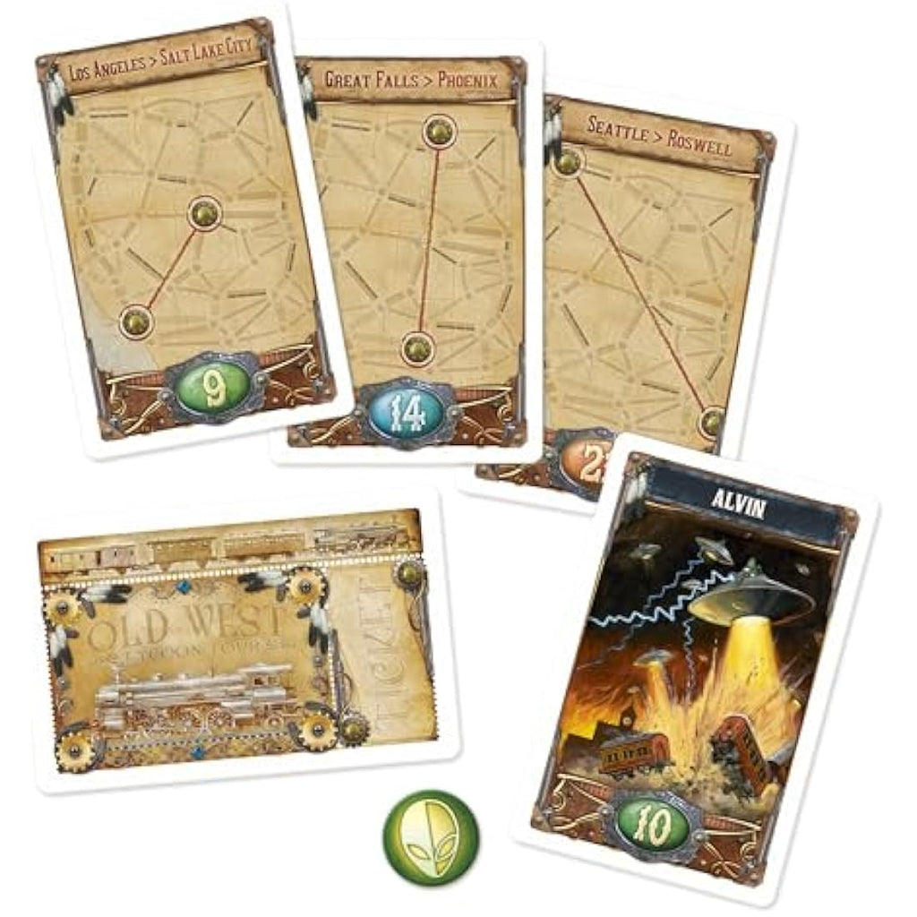 Days of Wonder Ticket to Ride France & Old West Board Game Expansion