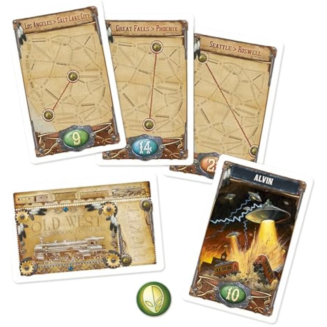 Days of Wonder Ticket to Ride France & Old West Board Game Expansion
