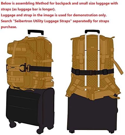Seibertron Falcon Tactical Backpack – Water Repellent Assault Pack