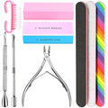 10-Piece Professional Manicure Kit with Nail Files and Buffers