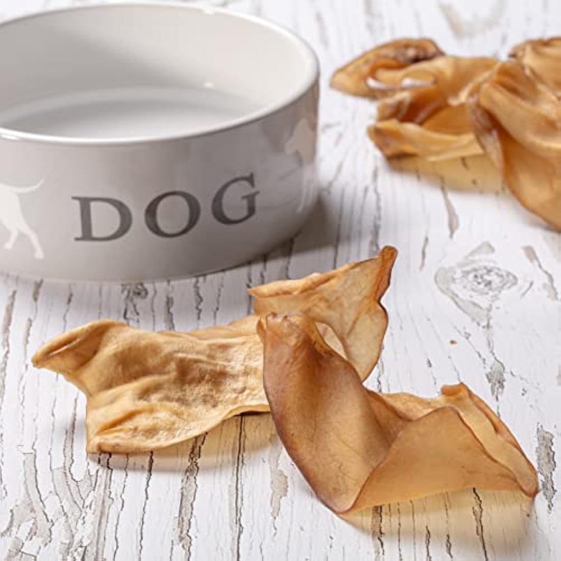 Hollings Natural Cow Ears Dog Treats | Grain Free High Protein (50 Pack)