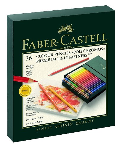Faber-Castell Polychromos Künstlerfarbstifte – 24er Set im Metalletui