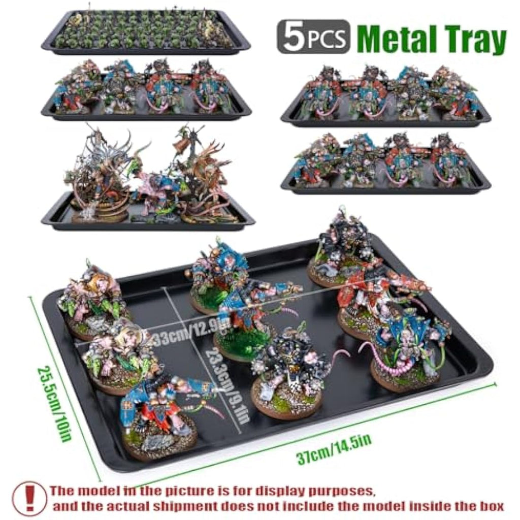 Jolof Store Miniature Transport Case | Stackable 5-Tray Warhammer Case