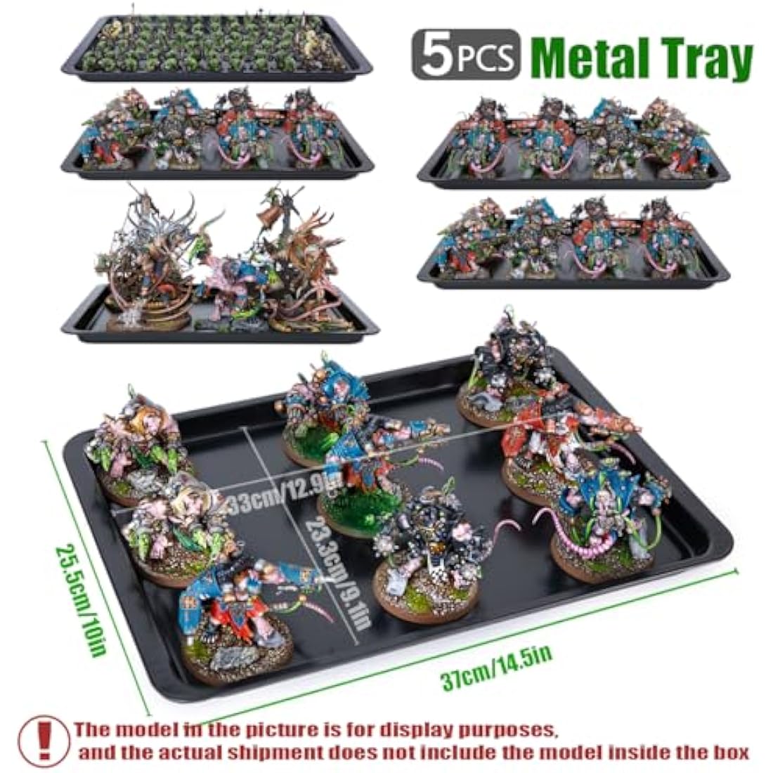 Jolof Store Miniature Transport Case | Stackable 5-Tray Warhammer Case