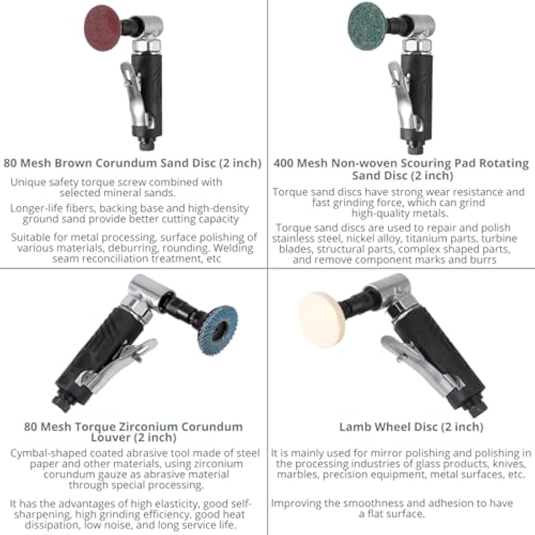EYPINS Pneumatic Angle Die Grinder Kit | 20,000 RPM Air Polishing Tool