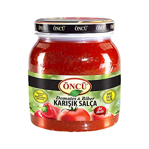 Öncü Tomato & Pepper Mix Paste – Authentic Turkish Salça - 1600g