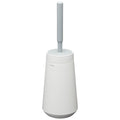 Tiger Tess Toilet Brush Holder with Flexible Swoop Brush - White/Grey