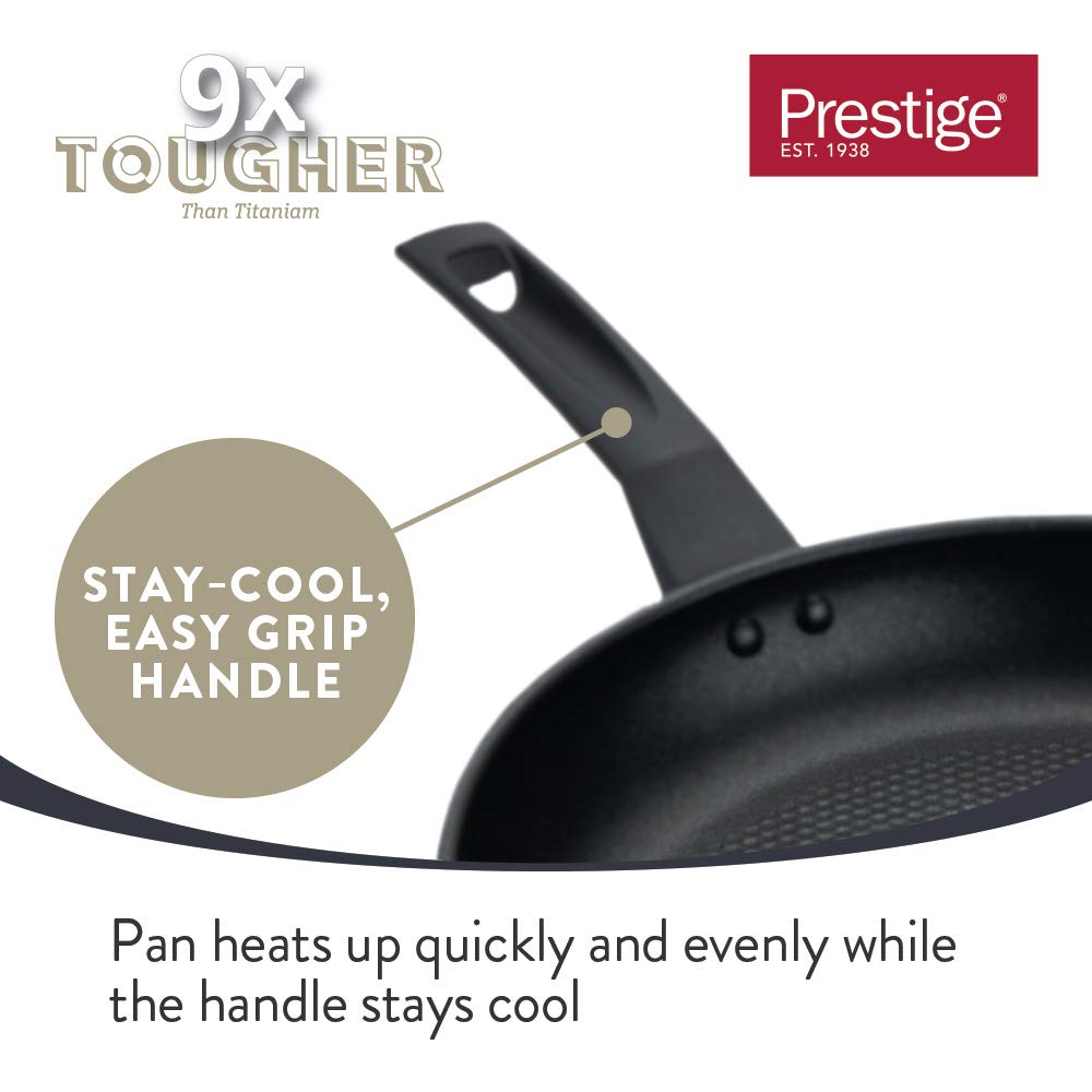 Prestige 9x Tougher Non Stick Induction Frying Pan Set - 3 Piece (21/25/29cm)