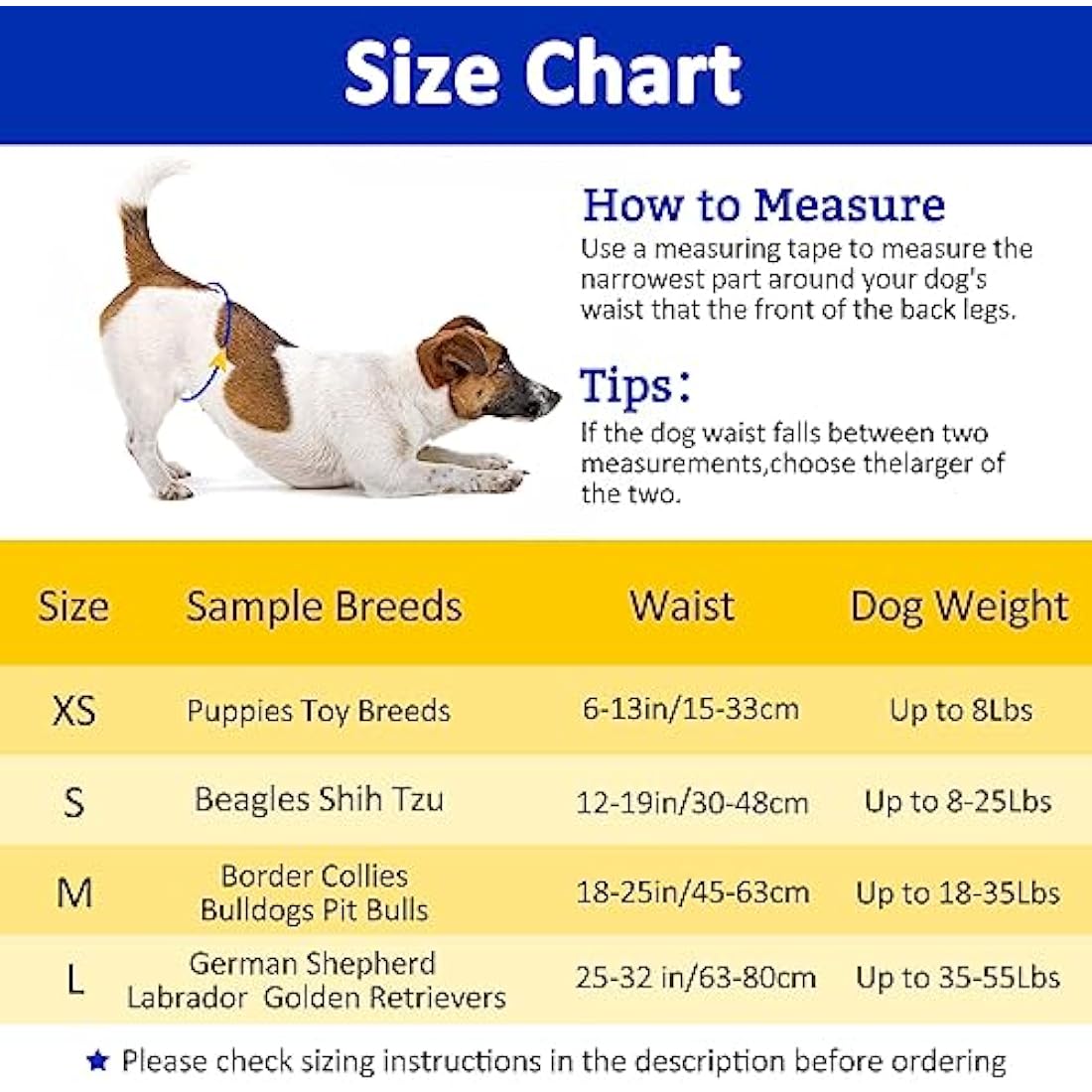 Dono Disposable Male Dog Diapers | Large Absorbent Belly Bands | 48 Count