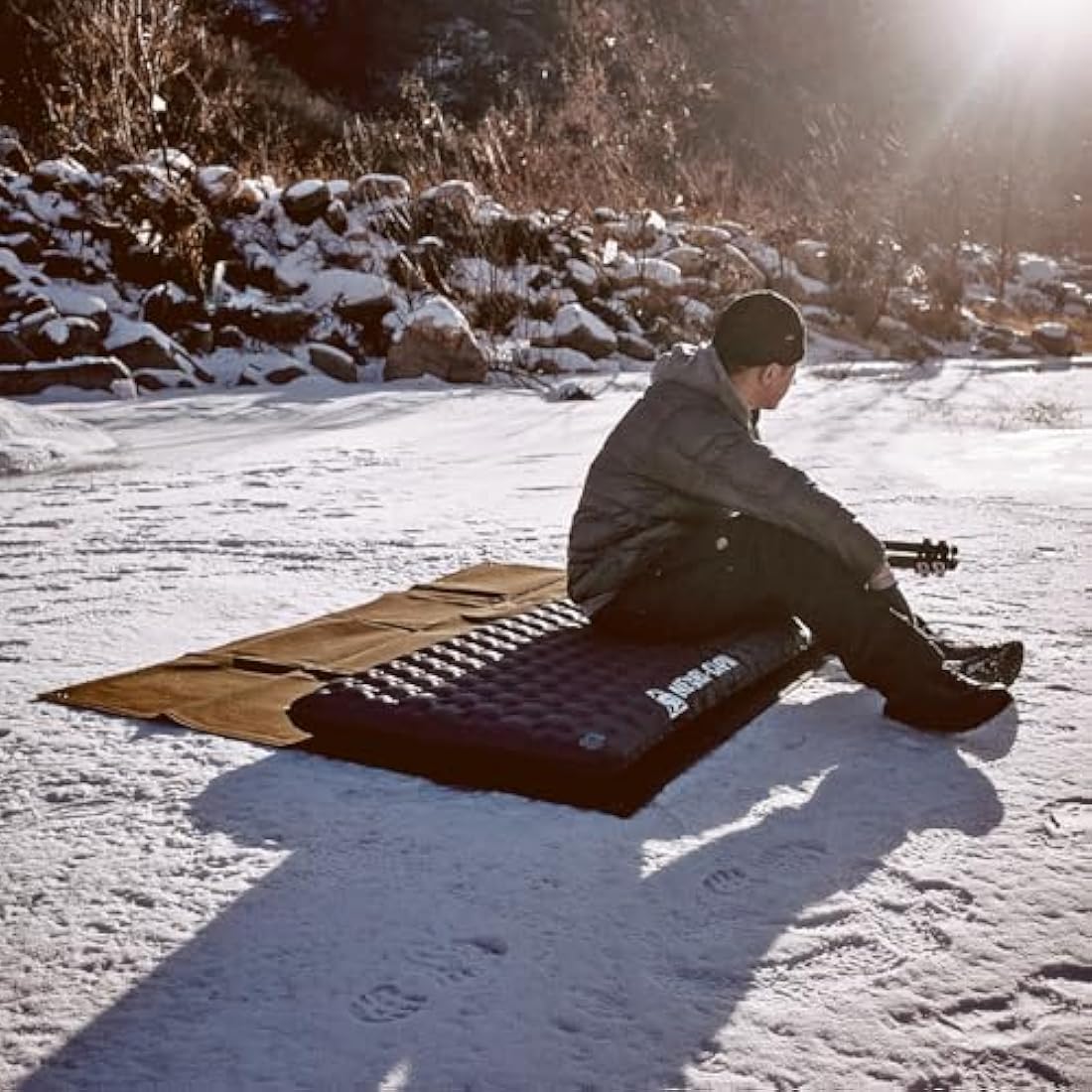 OneTigris Obsidian Insulated Sleeping Pad | 5.2R Ultralight Camping Mat