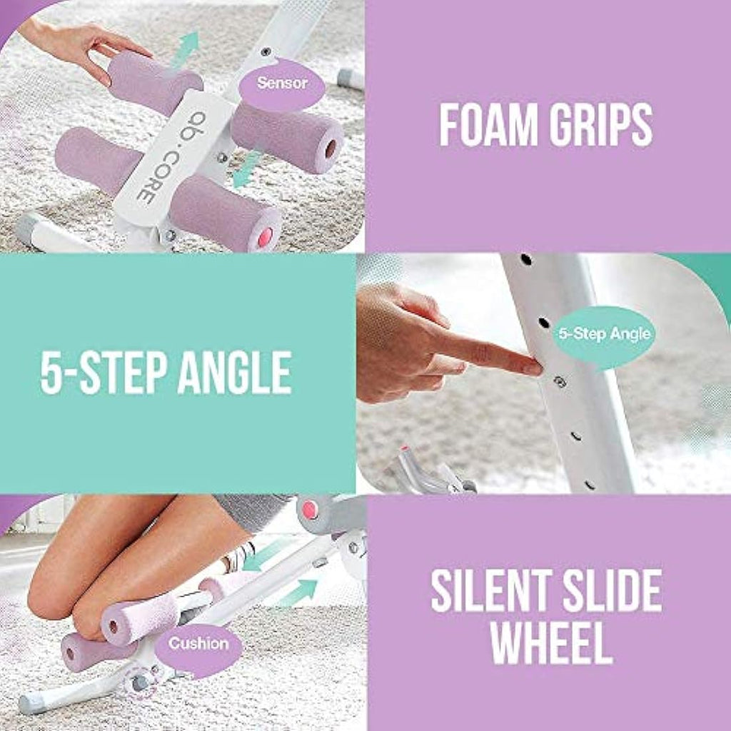 Leikefitness AB9300 Foldable Ab Trainer - Adjustable Full Body Machine