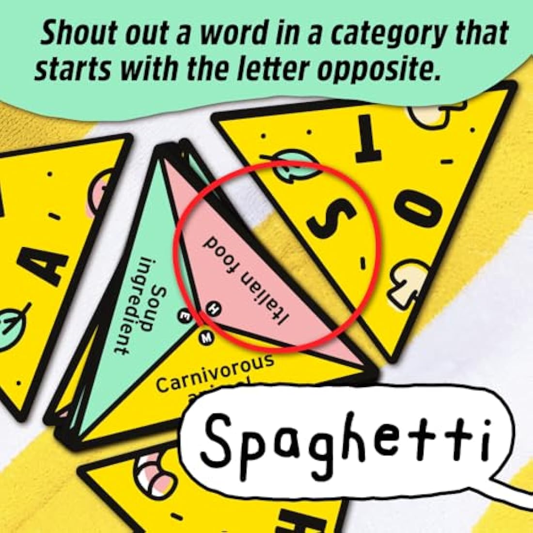 Big Potato P for Pizza Word Game – Fast-Paced Family Card Game