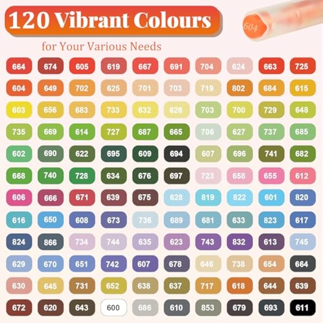 Funnasting 120 Colors Acrylic Paint Pens | Soft Brush Tip Art Markers