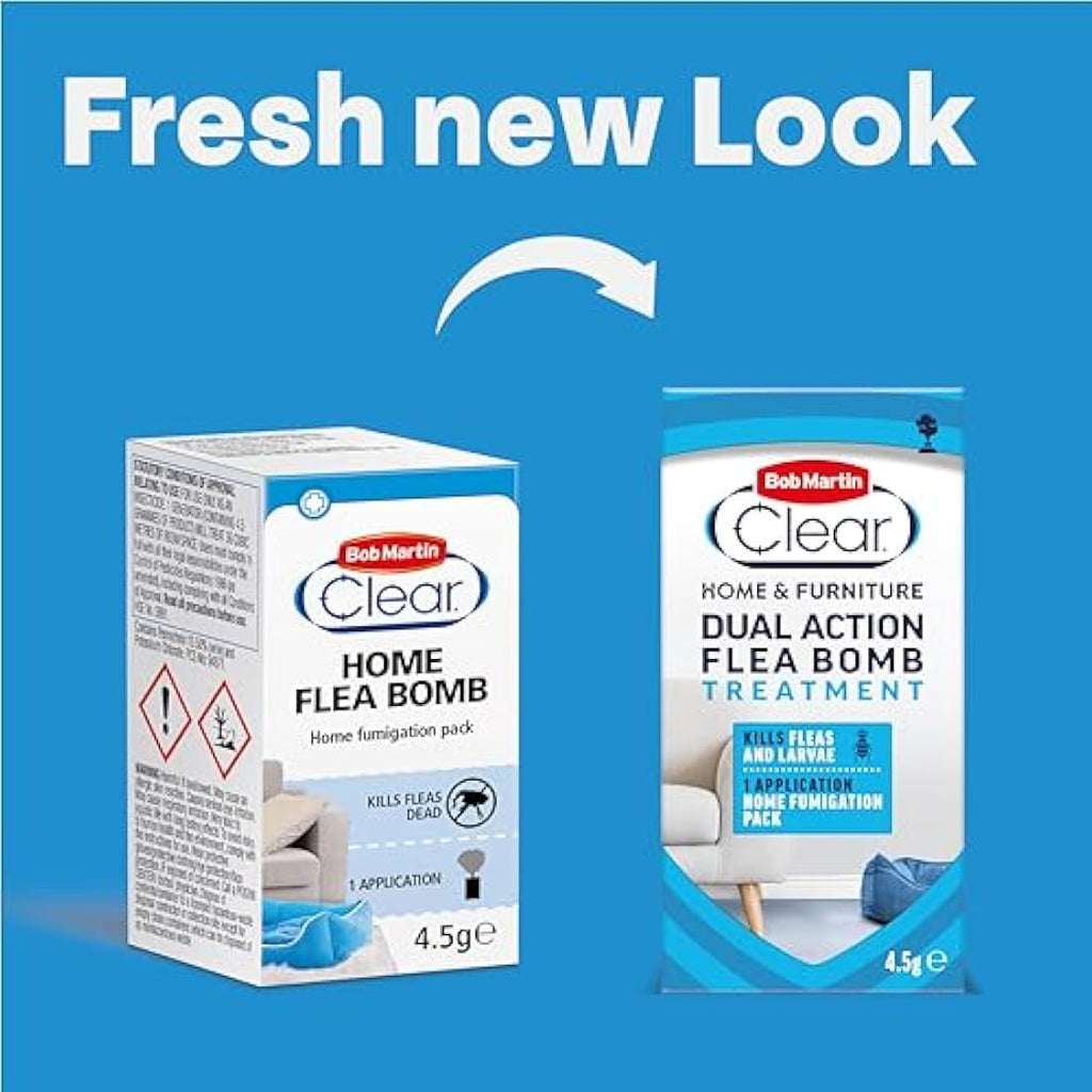 Bob Martin Clear Dual Action Flea Bomb - Home Treatment (1 Can)