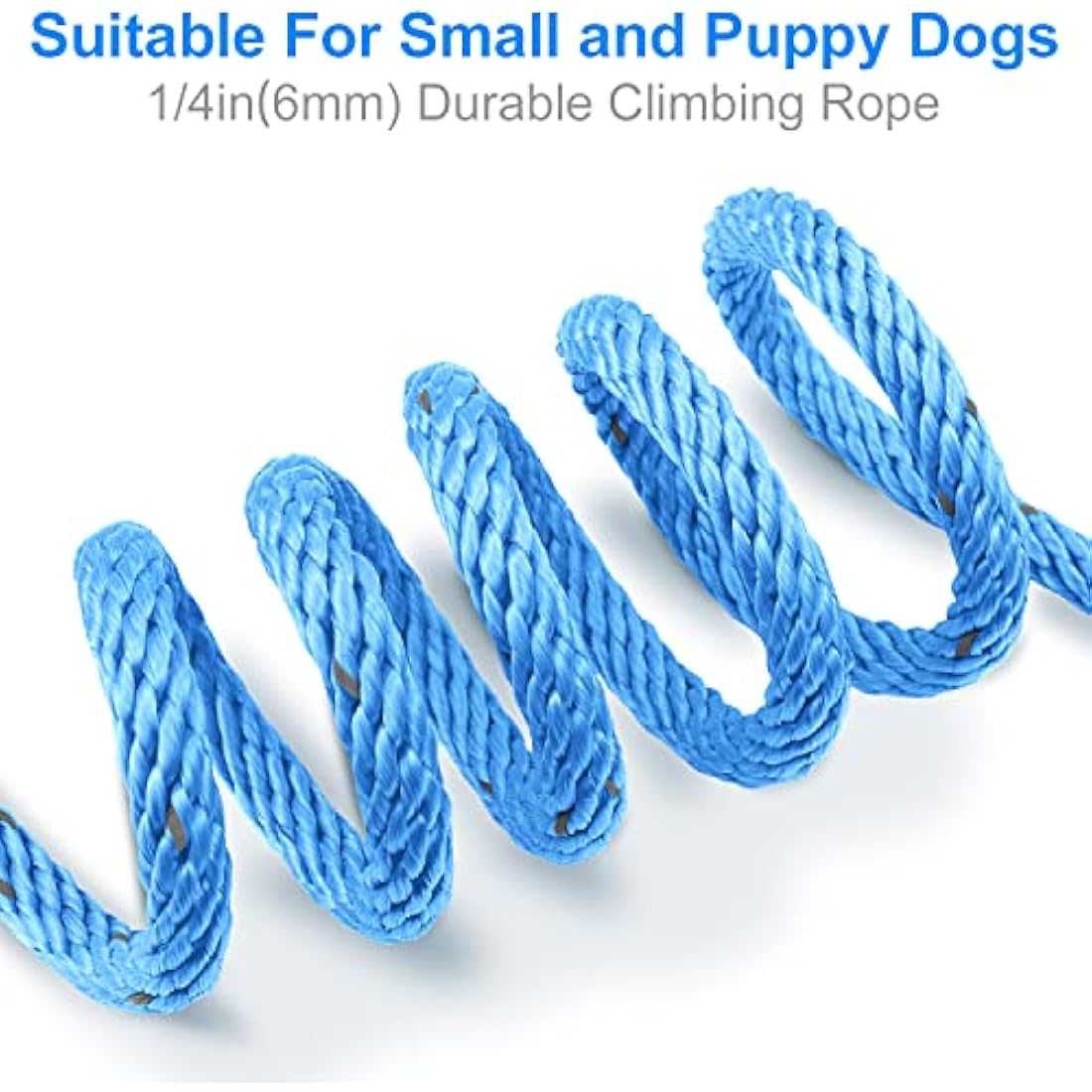 Long Dog Training Lead – 10M Reflective Nylon Puppy Leash