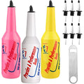 SuproBarware Flair Bottle Set - 3 Pack Shatterproof 750ml Practice Props