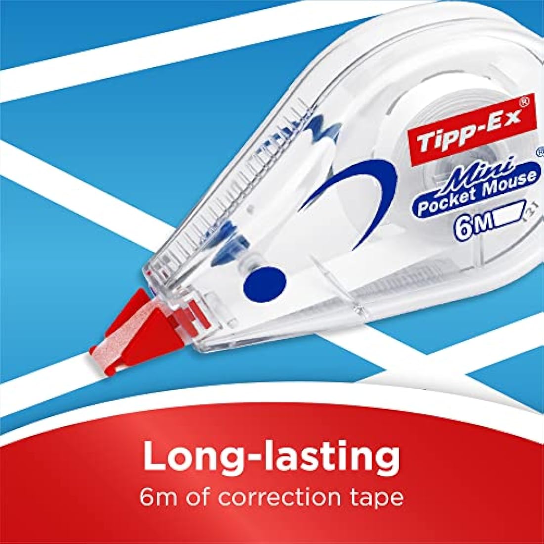 Tipp-Ex Mini Pocket Mouse Correction Tape – White, 6m (Box of 10)