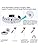 Dixun Modern 3-Ring LED Crystal Chandelier | Cool White Stainless Steel