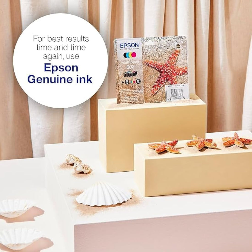 Epson 603 Starfish Genuine Ink Cartridges | 4-Color Multipack