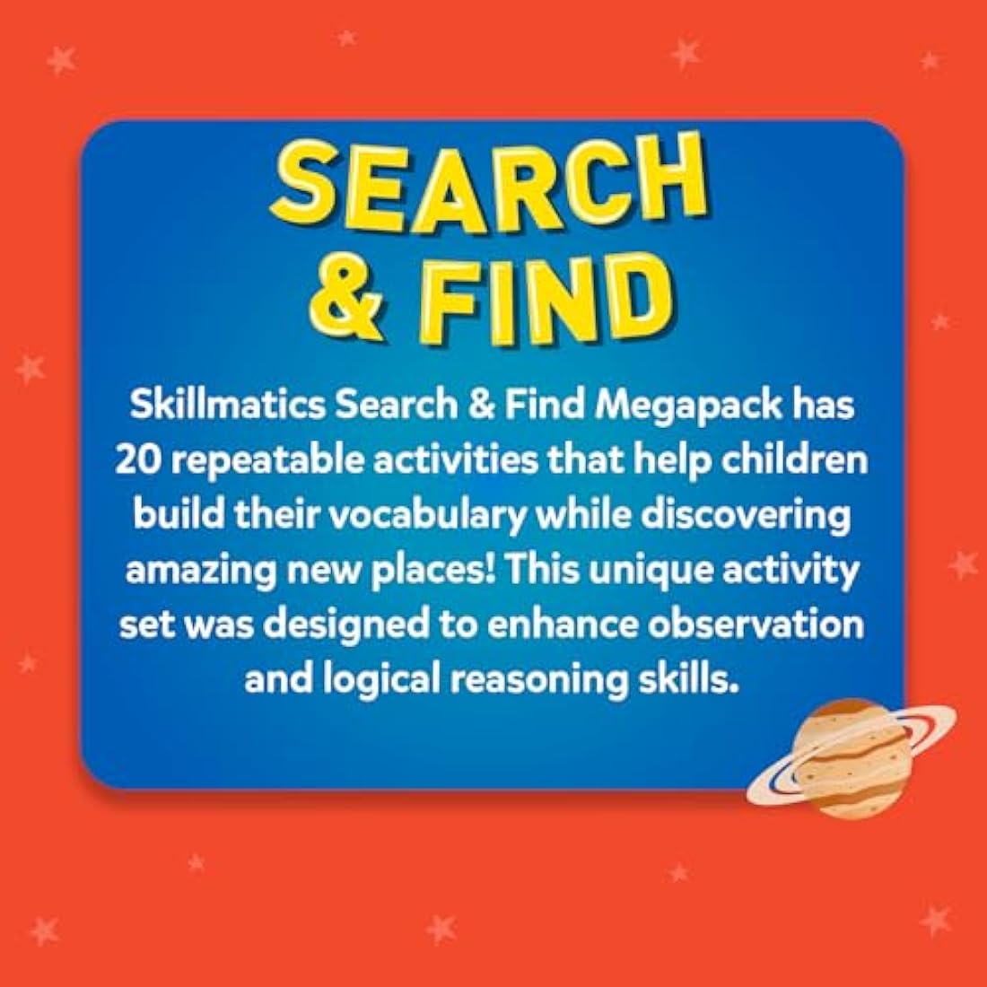 Skillmatics Search and Find Megapack | Reusable Preschool Activity Mats