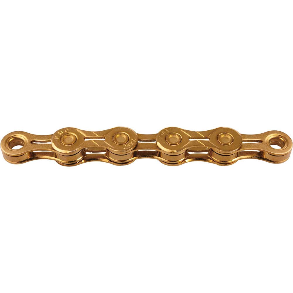 KMC X10EL 10-Speed Bicycle Chain | Ti-N Gold | 114 Links Lightweight