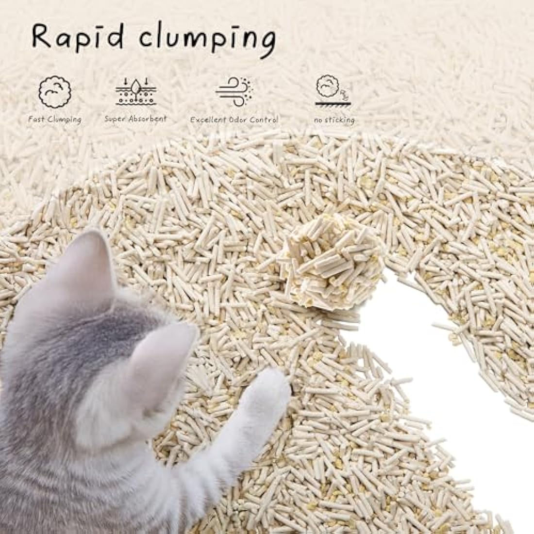 Cococat Tofu Cat Litter | Jasmine Milk Tea | Flushable & Clumping (5-Pack)