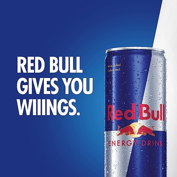 Red Bull Energy Drink – 250ml Cans (Pack of 24) | Caffeine & Taurine