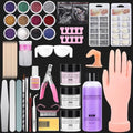 Jolof Store Silicone Nail Practice Hand for Acrylic Nails with 200 Tips