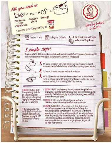 Betty Crocker Zesty Lemon Cake Mix - 425g Baking Mix (Pack of 6)