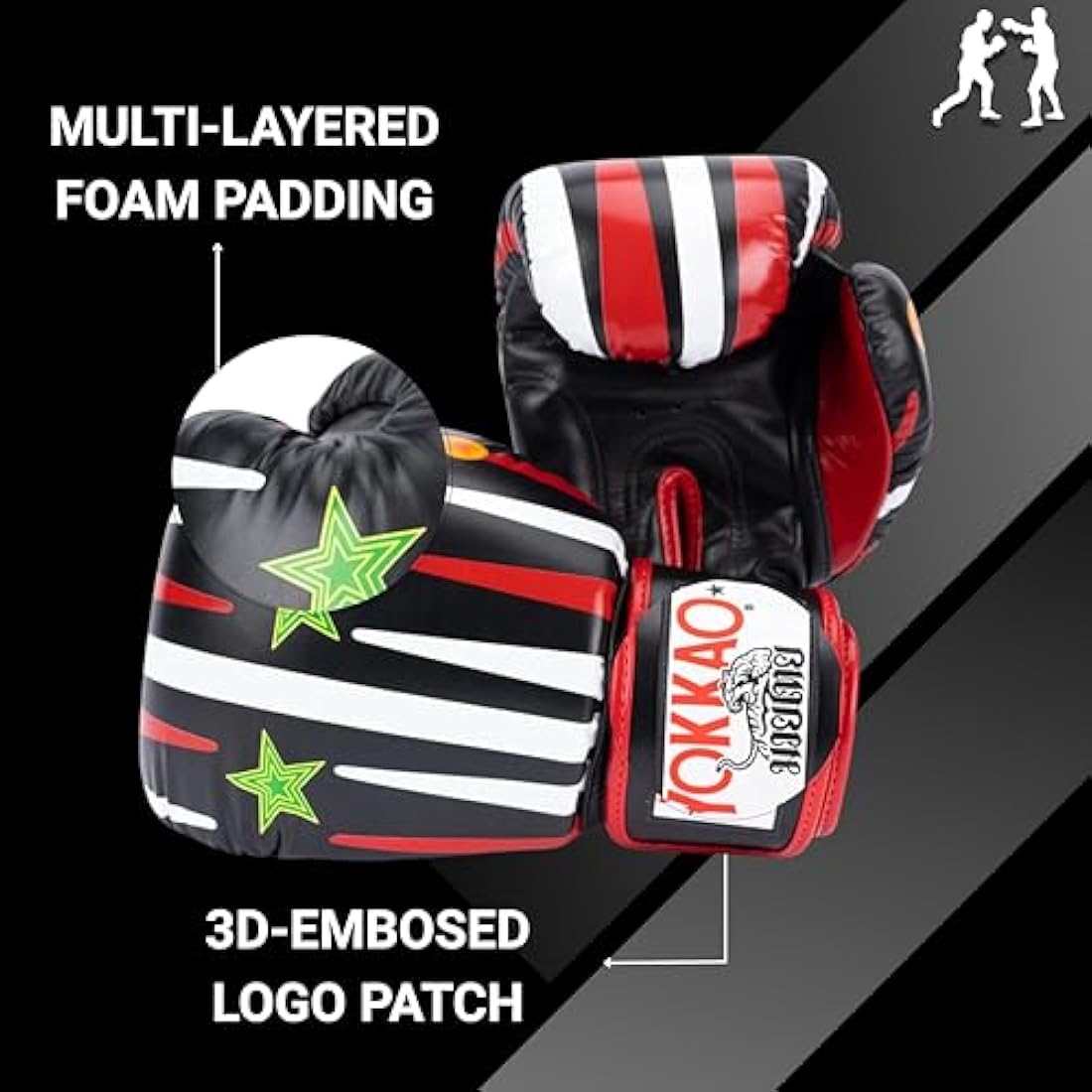 YOKKAO Premium Leather Muay Thai Boxing Gloves | Training & Sparring