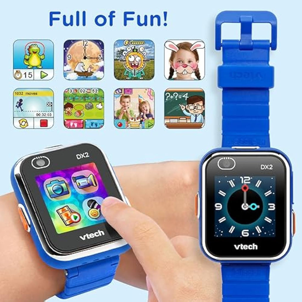 VTech Kidizoom Smartwatch DX2 – Blue Kids Interactive Camera Watch