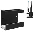 Linkidea Wall Mount Electric Toothbrush Holder | 2-Slot Aluminum - Black