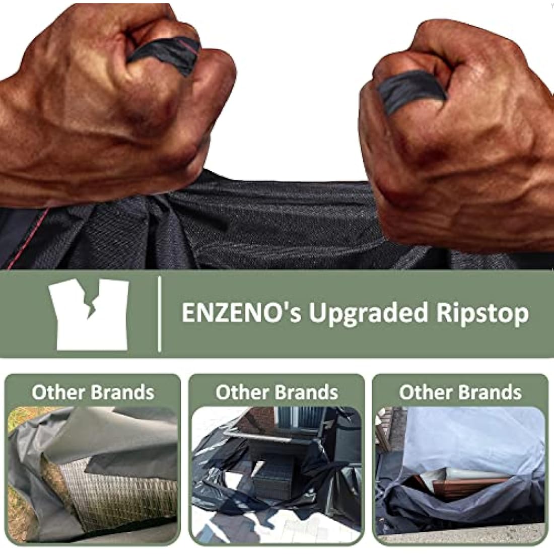 Enzeno Waterproof Garden Furniture Cover | 200x200cm Oxford Fabric