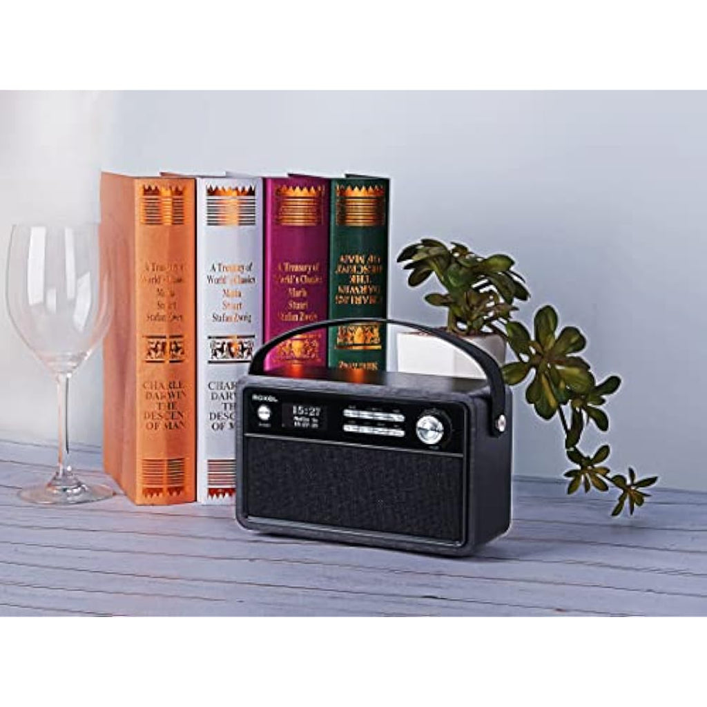 Roxel Retro D1 DAB+/FM Radio – Portable Wireless Speaker & Alarm Clock