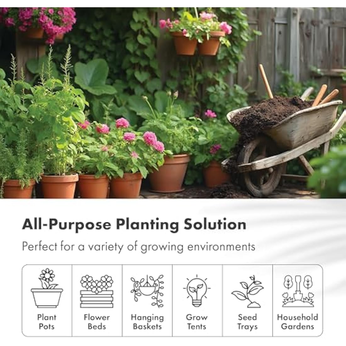 GreenBrokers Organic Potting Compost | Peat-Free Nutrient-Enriched 24 Pack