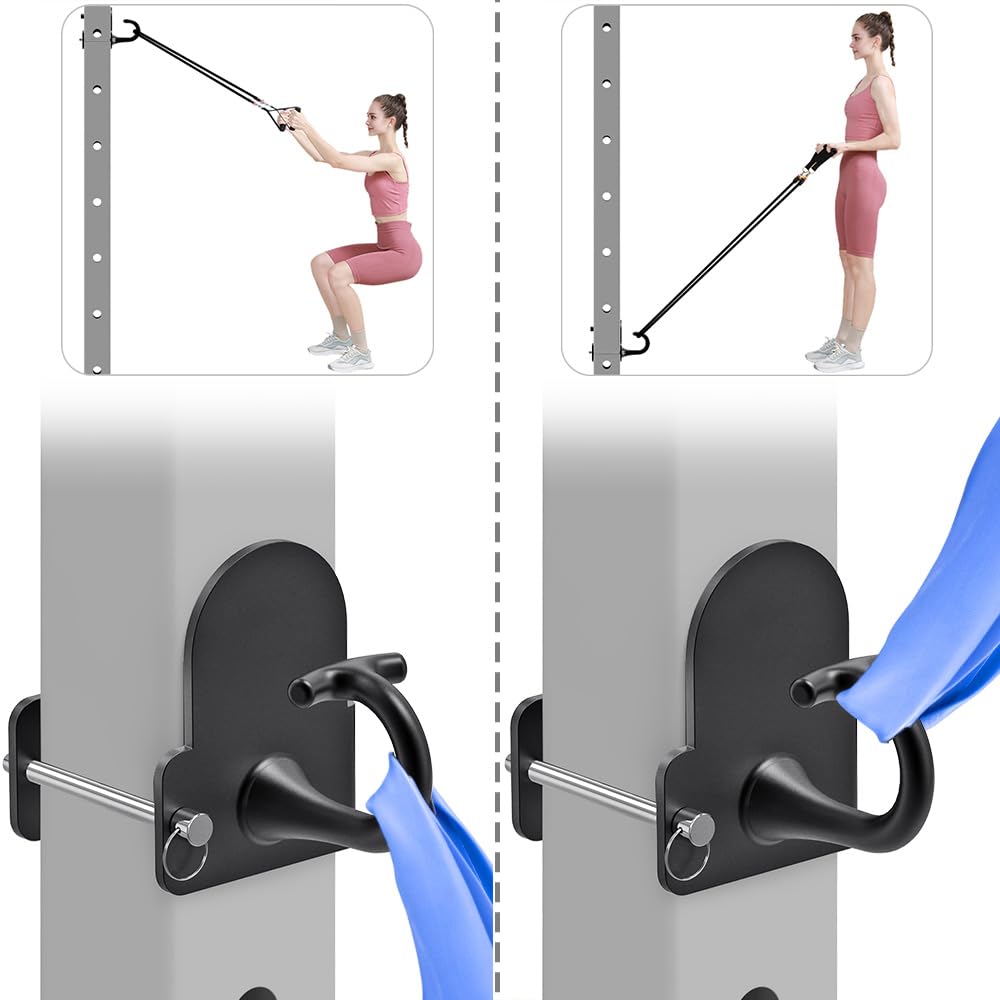 Kipika Resistance Band Anchors for 3x3 Power Rack - Heavy Duty Steel, 2 Pack