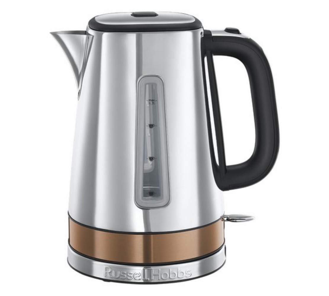 Russell Hobbs Luna 1.7L Electric Kettle – Stainless Steel & Copper
