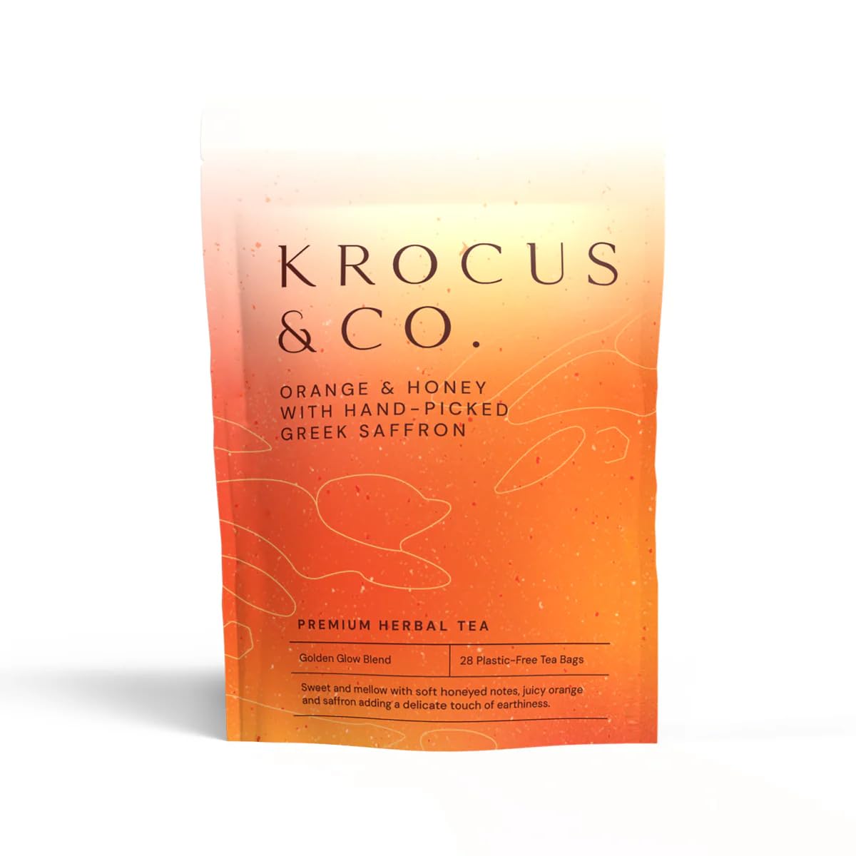 Orange & Honey Greek Saffron Herbal Tea | Natural Nootropic
