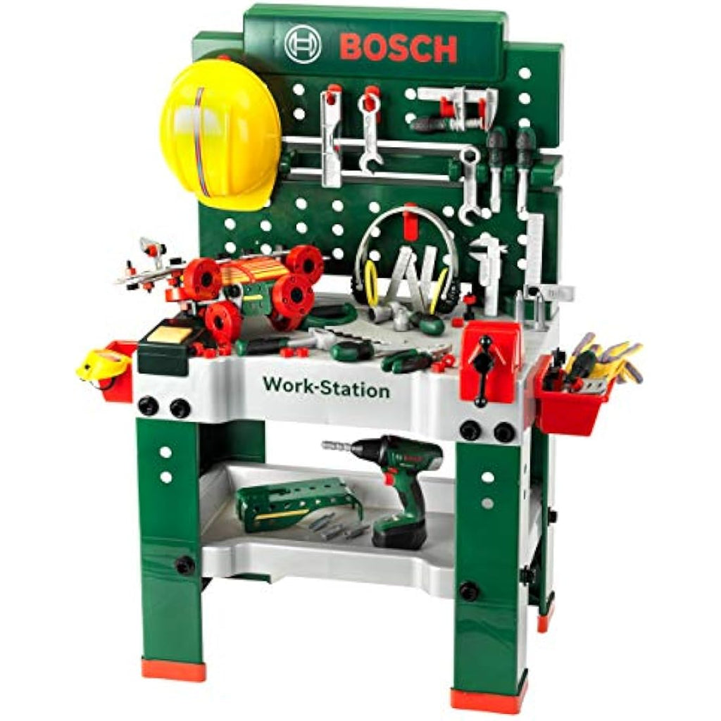 Theo Klein Bosch Workbench No. 1 | 150-Piece Kids Toy Tool Set