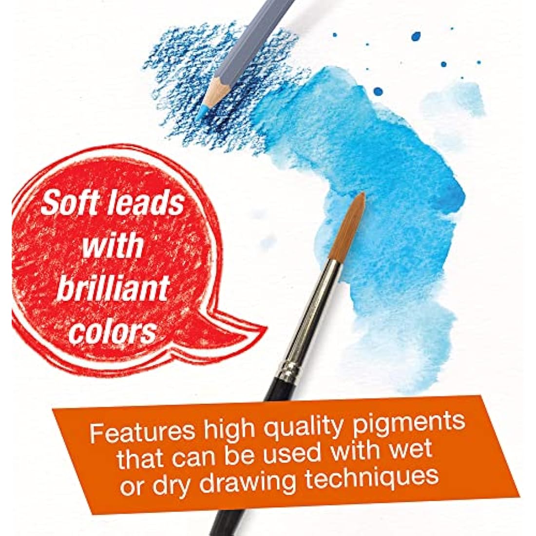 Faber-Castell Goldfaber Aqua Watercolour Pencils | Tin of 48