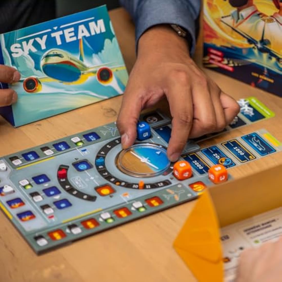 Sky Team Board Game by Scorpion Masqué – 2-Player Cooperative Strategy
