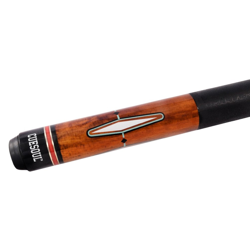 CUESOUL 58 Inch Canadian Maple Pool Cue | 13mm Tip & Joint Protector