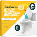 Lunderg Disposable Toilet Liners | 50 Count Lemon Scented Waste Bags
