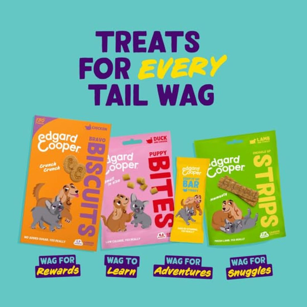 Edgard & Cooper Banana Bravo Grain Free Plant-Based Dog Treats (7x400g)