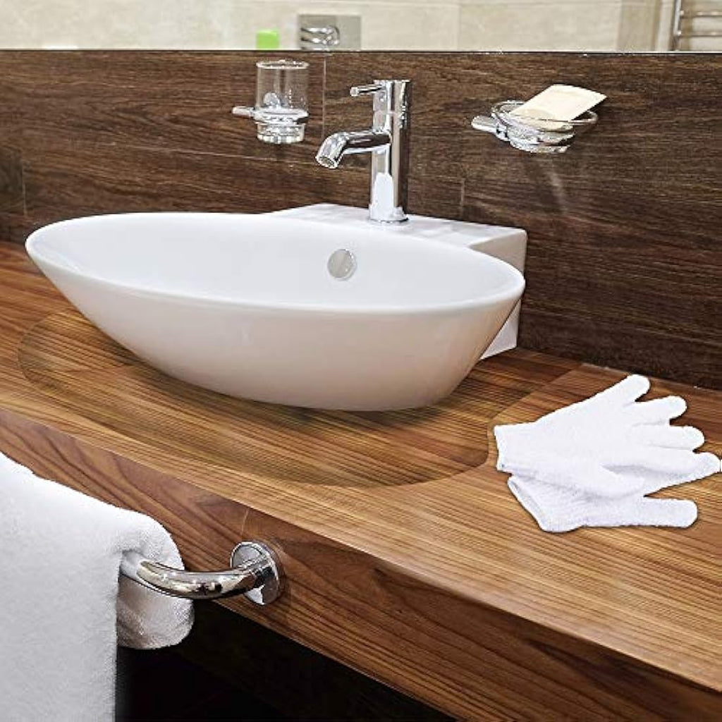 Duufin Exfoliating Gloves – 14 Pairs Nylon Body Scrubber in 7 Colors