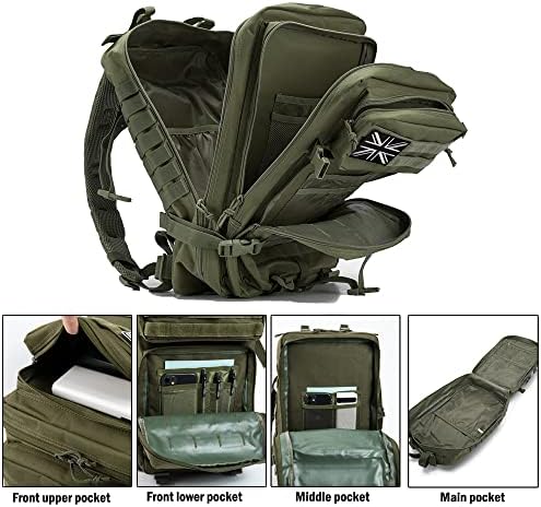 Jolof Store 45L Military Tactical Backpack – Molle Army Assault Pack