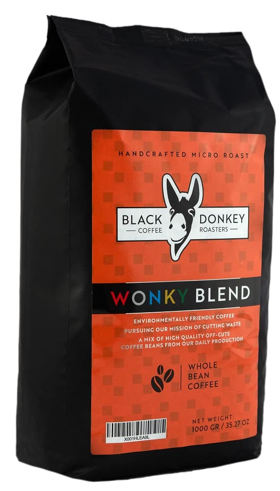 Black Donkey 1KG Whole Coffee Beans – Wonky Blend