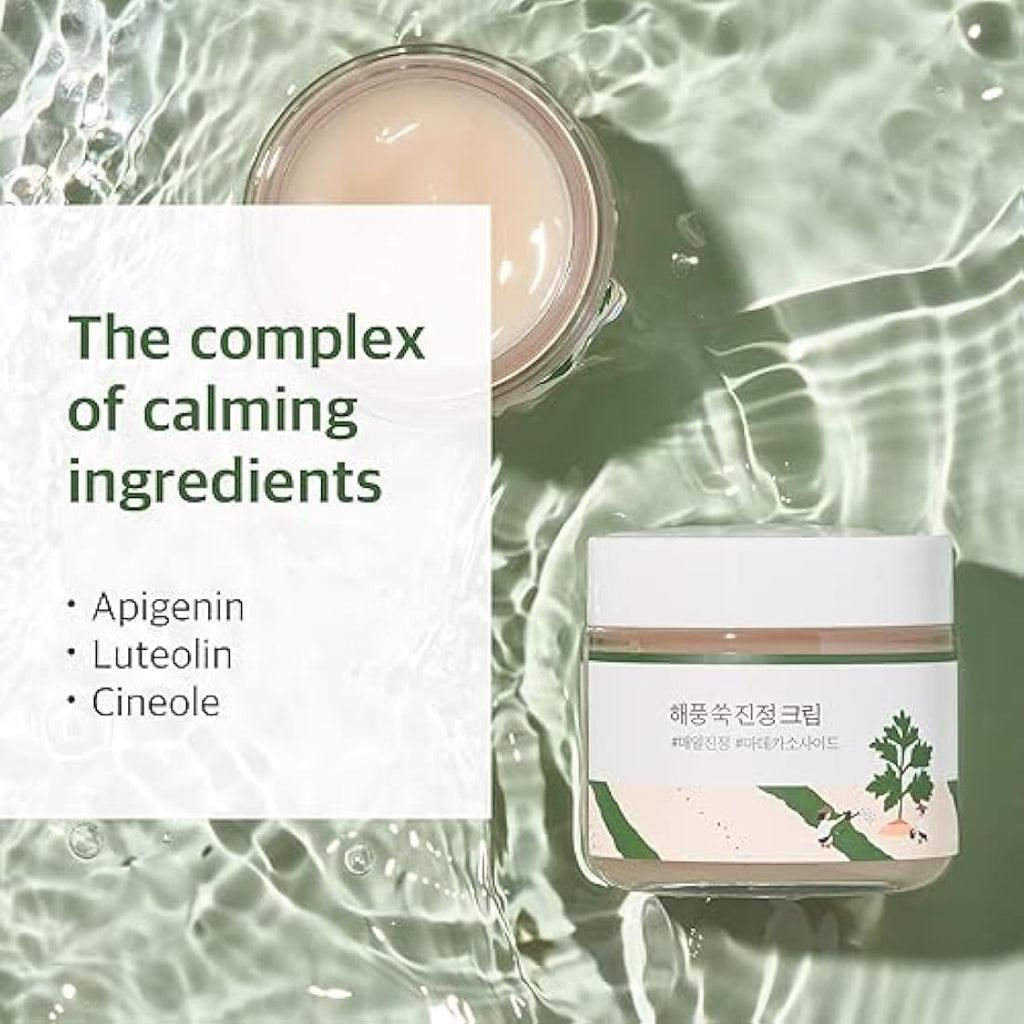 ROUND LAB Mugwort Calming Cream – Soothing Face Moisturizer (80 ml)