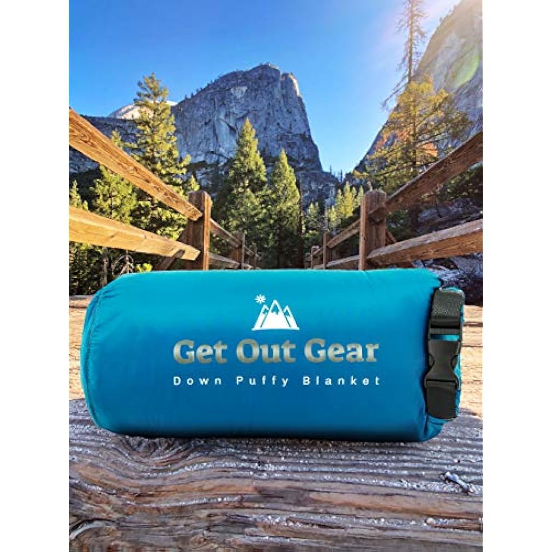 Get Out Gear Down Camping Blanket – 650 Fill Power Packable Poncho