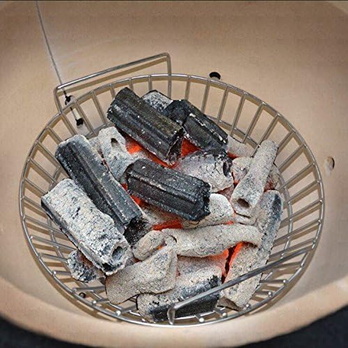 Onlyfire Stainless Steel Charcoal Ash Basket for Large BGE & Kamado Joe
